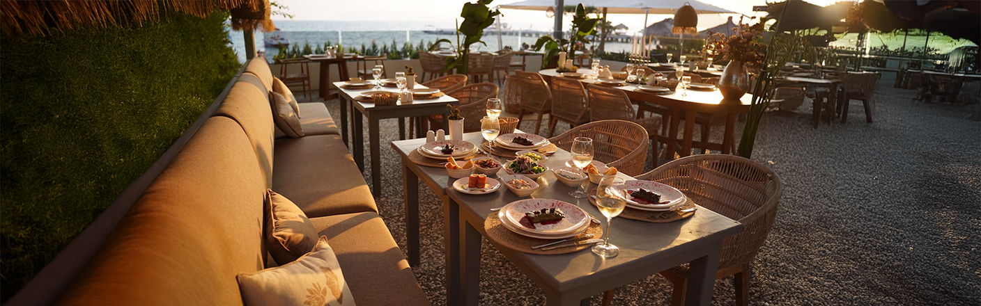 Club Tuana Fethiye – Exquisites Essen mit Meerblick