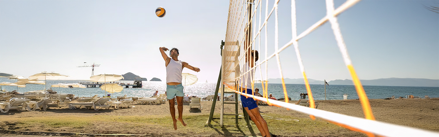 Club Tuana Fethiye – Beachvolleyball mit Meerblick